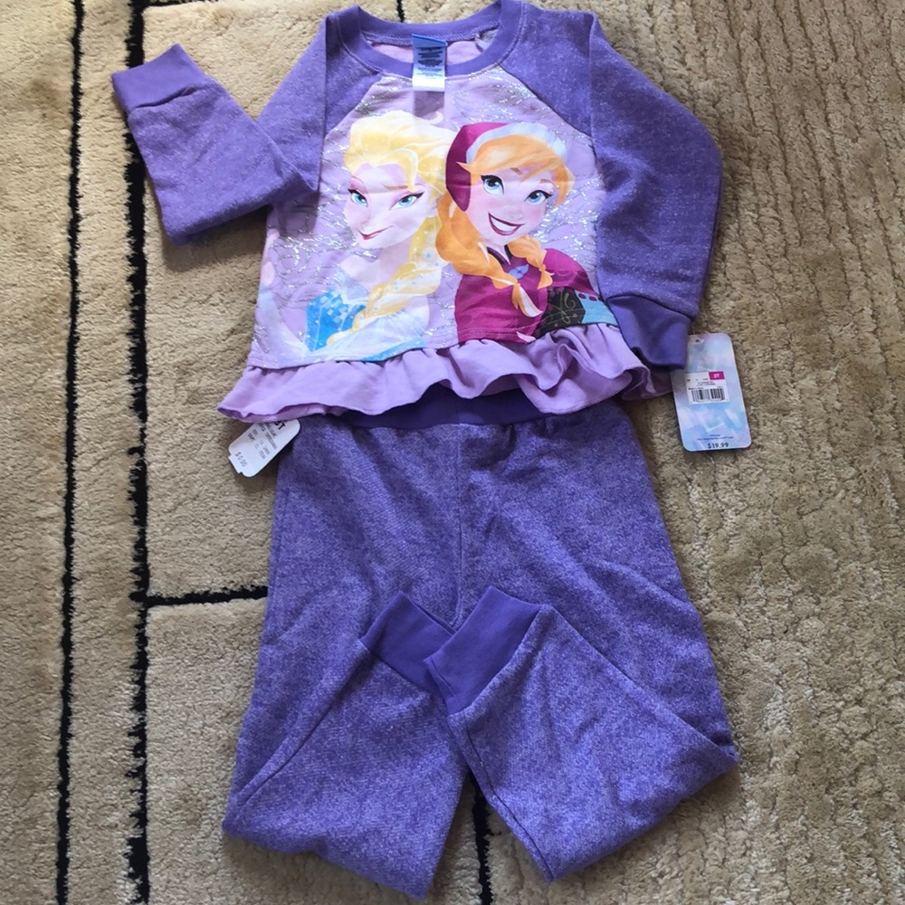 NWY Disney Frozen Long sleeves and Pants Size3T